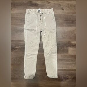 Size 26 Paige Christy Capris in khaki/tan